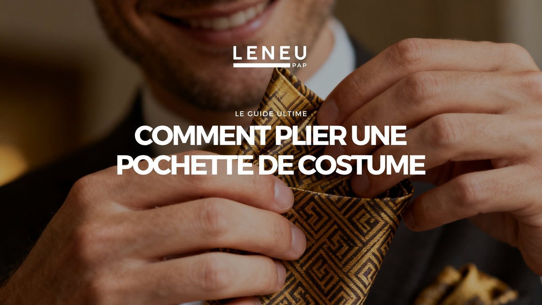 Comment plier une pochette de costume