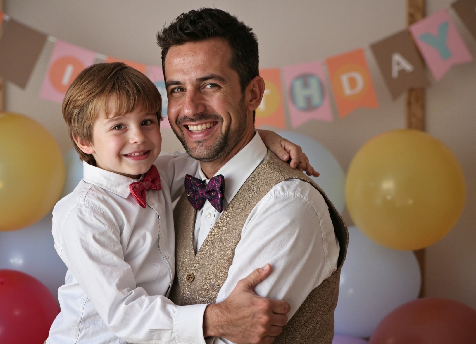 Noeud papillon père fils