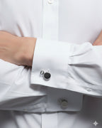 bouton de manchette decapsuleur argent