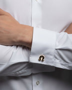 bouton de manchette omega or