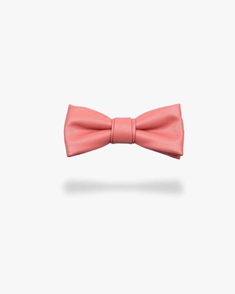 Noeud papillon en cuir | Rose Rose
