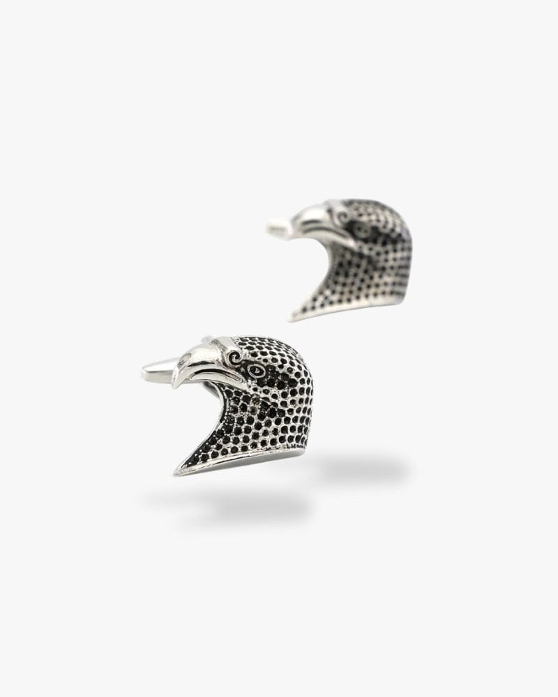 Bouton de manchette | Tête d'aigle Argent