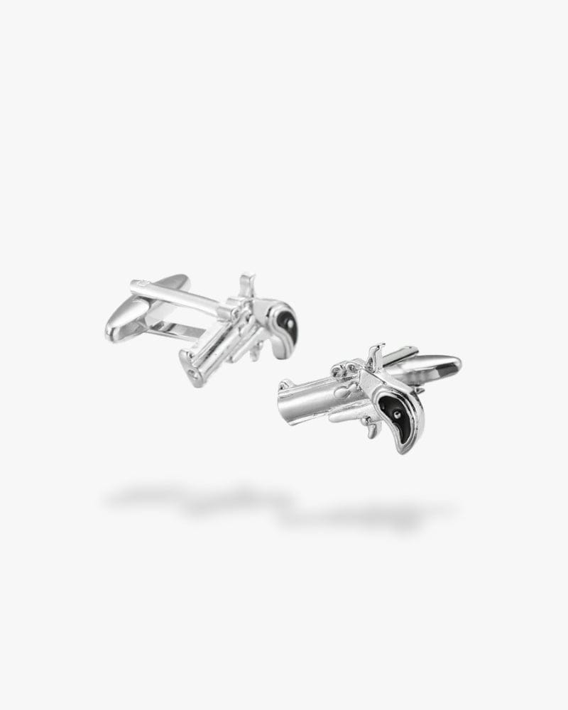 Bouton de manchette | Flingue Argent