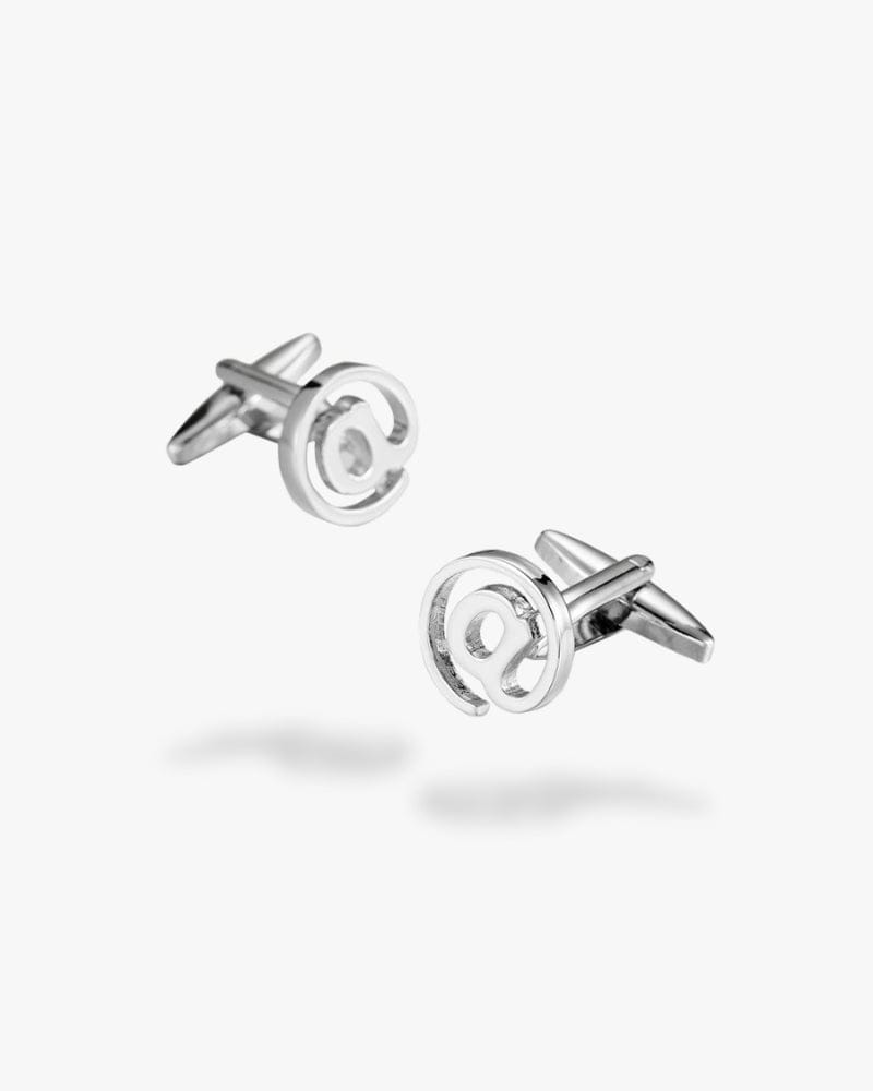Bouton de manchette | Arobase Argent