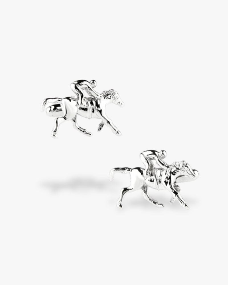 Bouton de manchette | Jokey Argent