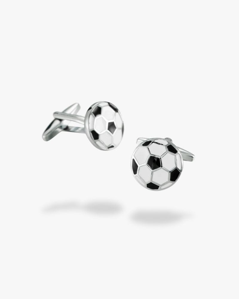 Bouton de manchette | Ballon de foot Argent