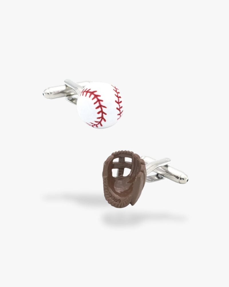 Bouton de manchette | Baseball Argent