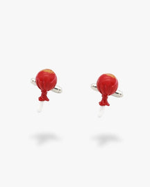 Bouton de manchette | Bonbon sucette Argent