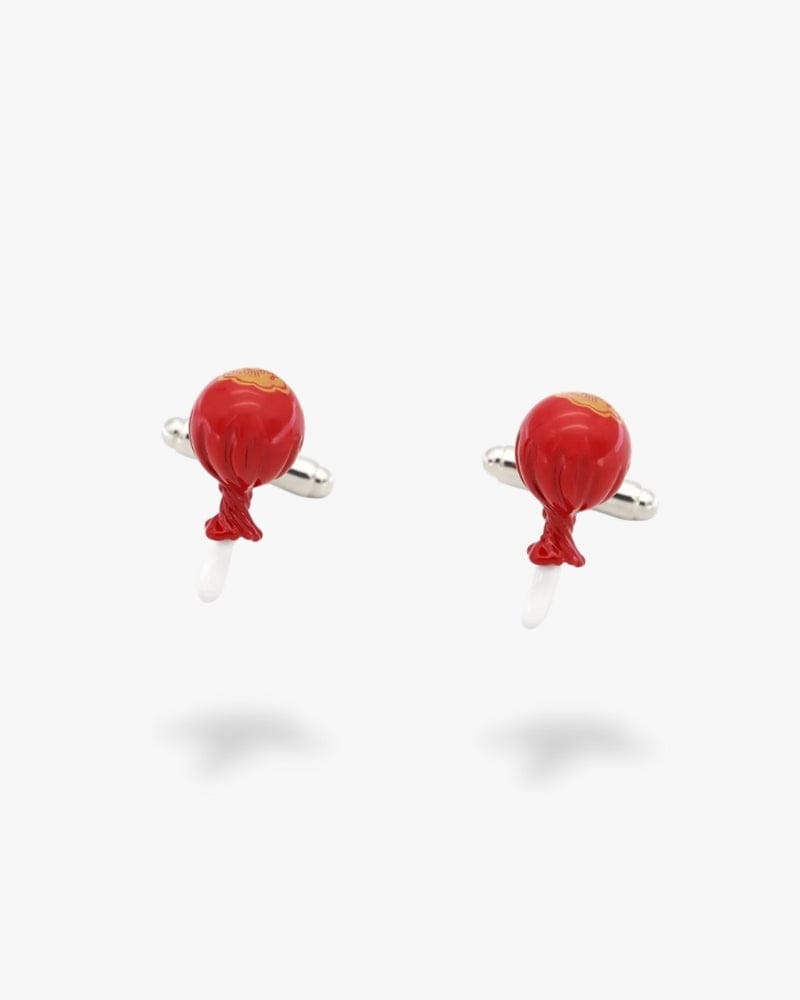 Bouton de manchette | Bonbon sucette Argent