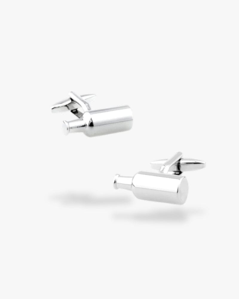 Bouton de manchette | Bouteille Argent