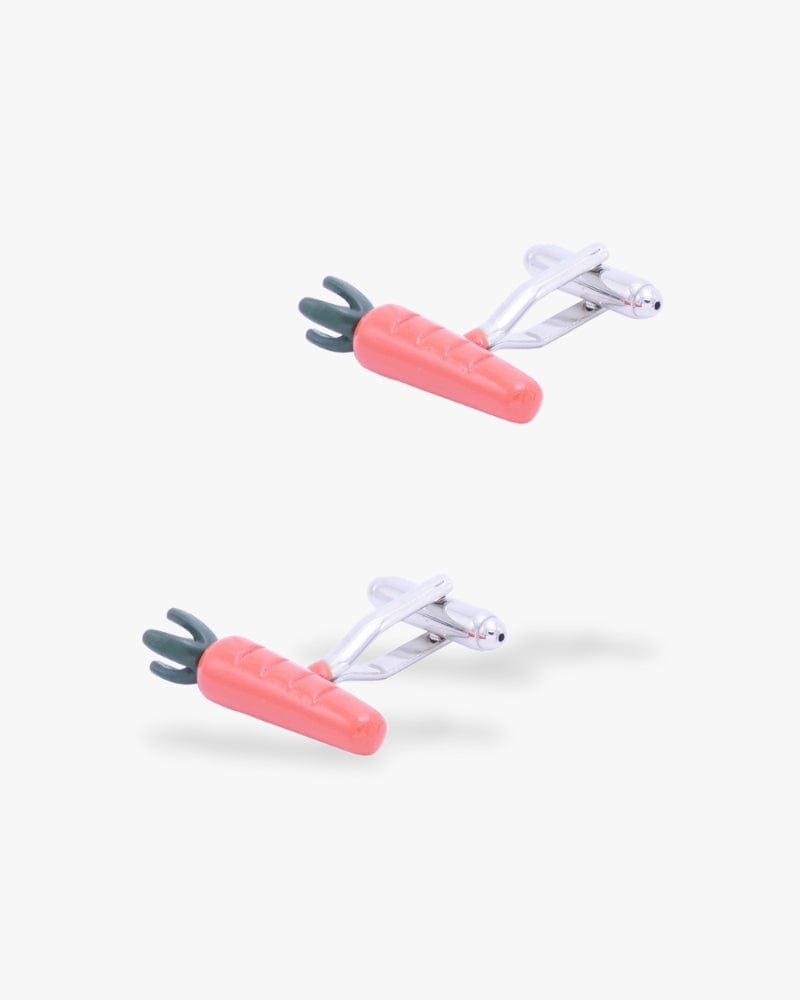 Bouton de manchette carotte