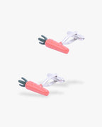 Bouton de manchette carotte