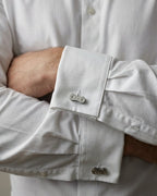 bouton de manchette chaine de velo argent