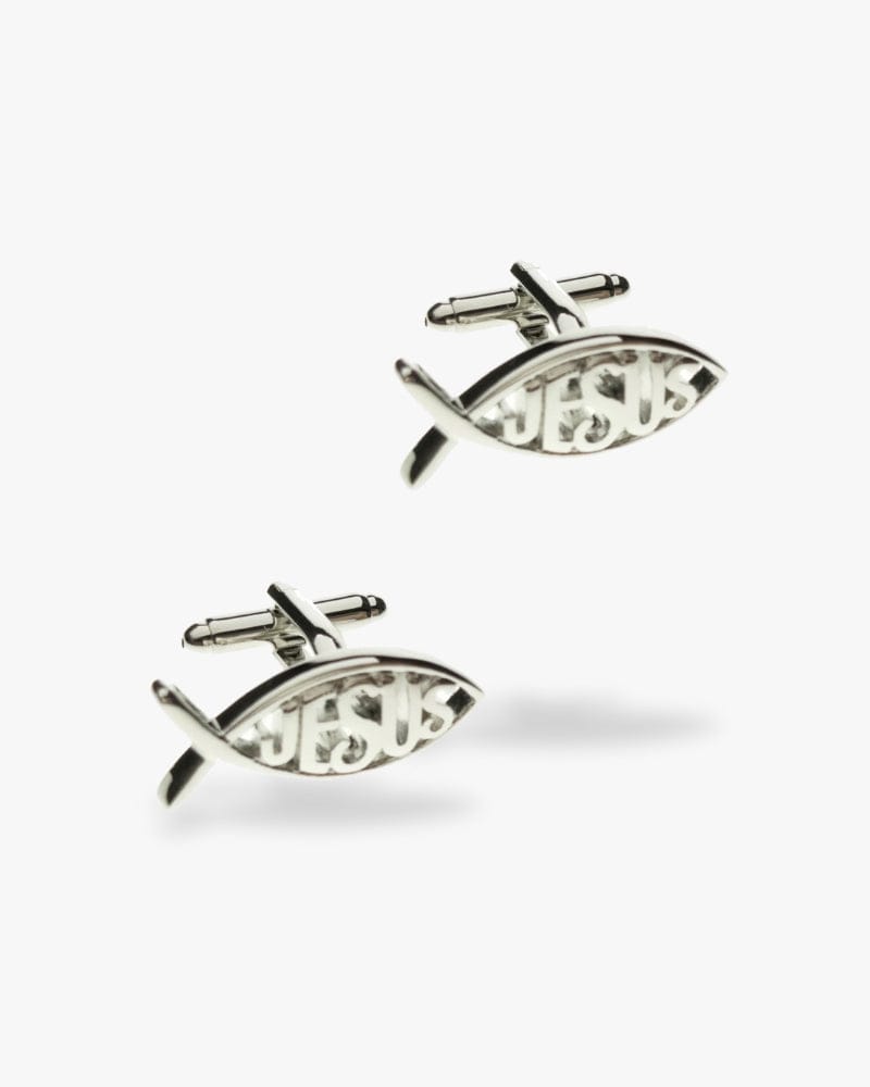 Bouton de manchette | Jesus Argent