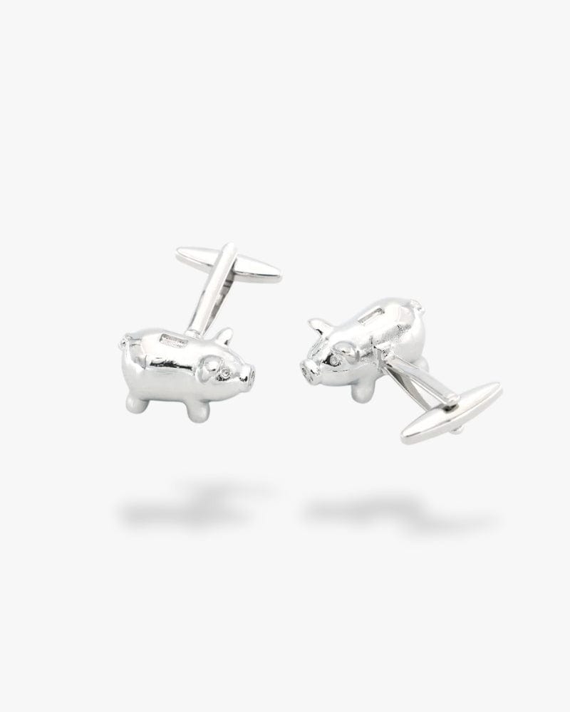 Bouton de manchette | Cochon Argent