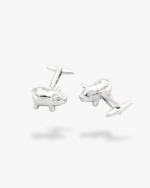 Bouton de manchette | Cochon Argent