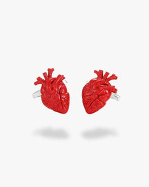 Bouton de manchette | Coeur Argent
