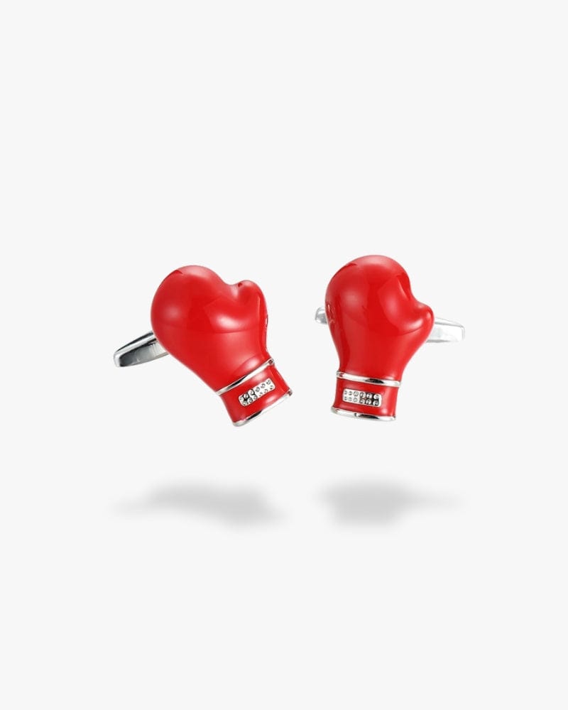 Bouton de manchette en forme de gant de boxe rocky