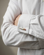 bouton de manchette fantaisie argent