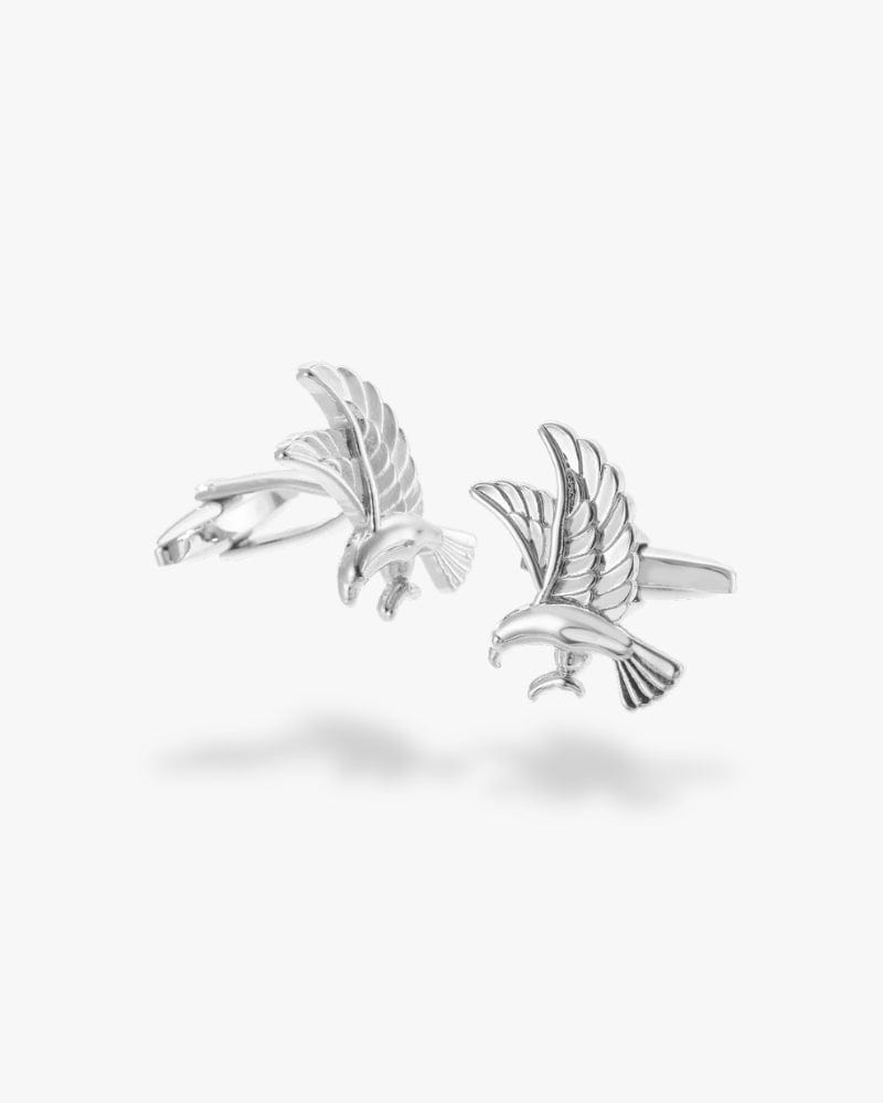 Bouton de manchette | Faucon Argent