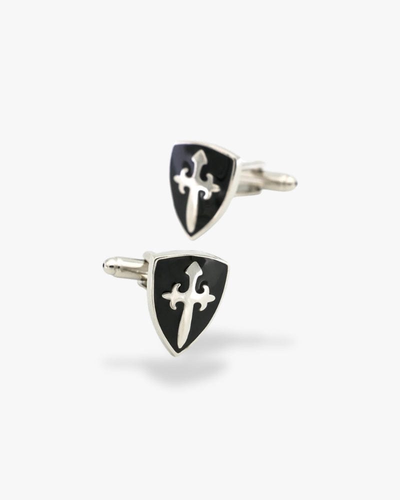 Bouton de manchette | Gothique Argent