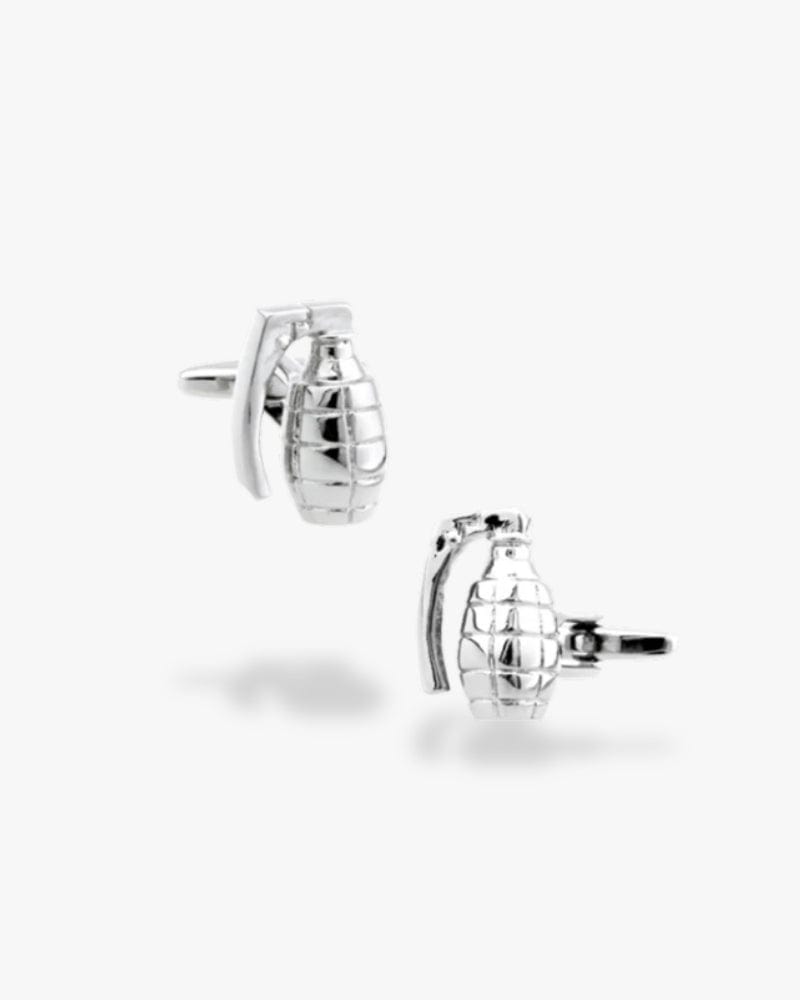 Bouton de manchette | Grenade Argent