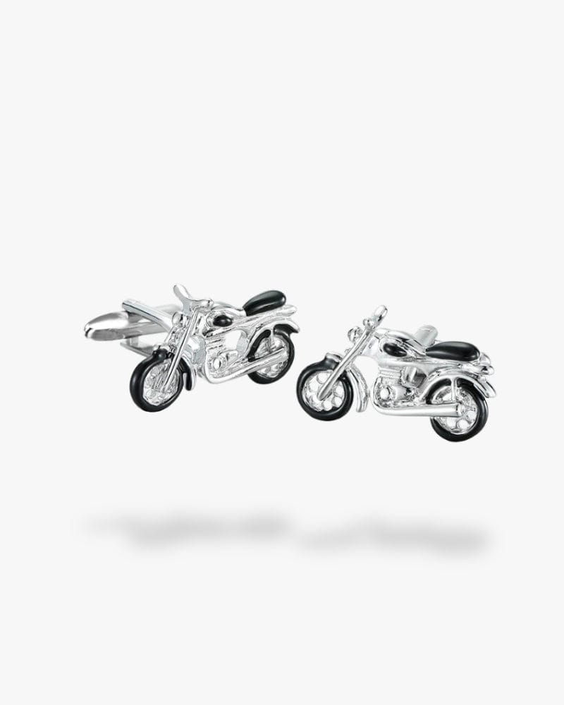Bouton de manchette | Moto Argent