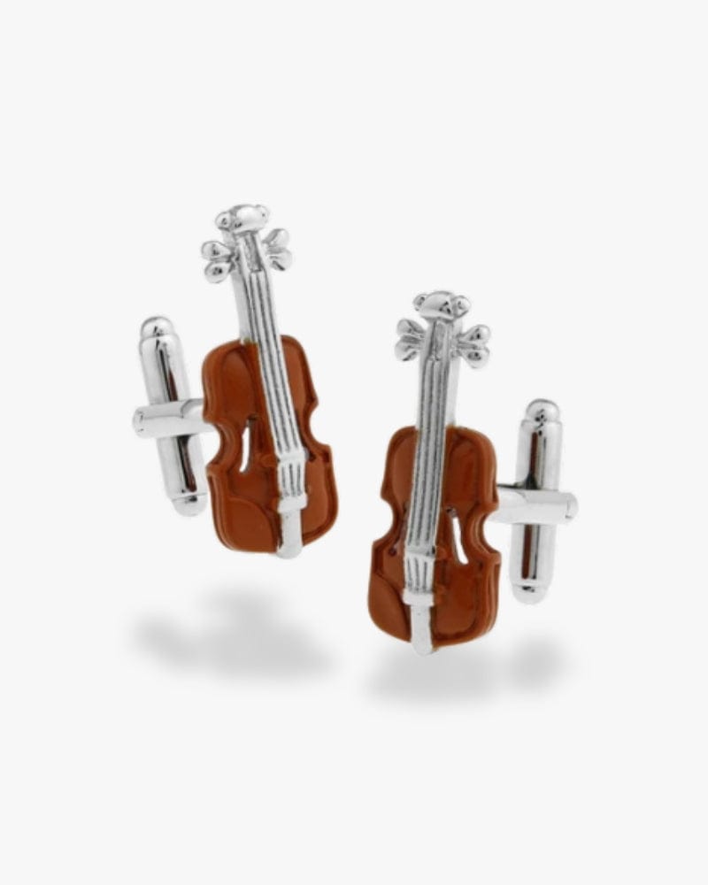 Bouton de manchette | Violon Argent
