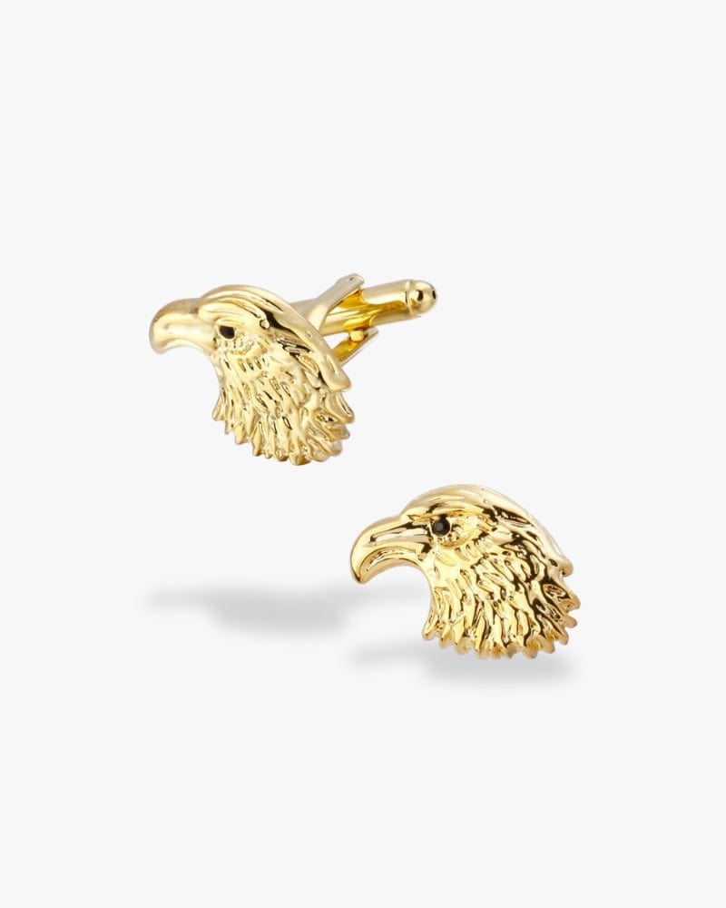 Bouton de manchette or aigle
