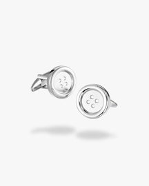 Bouton de manchette | Bouton Argent