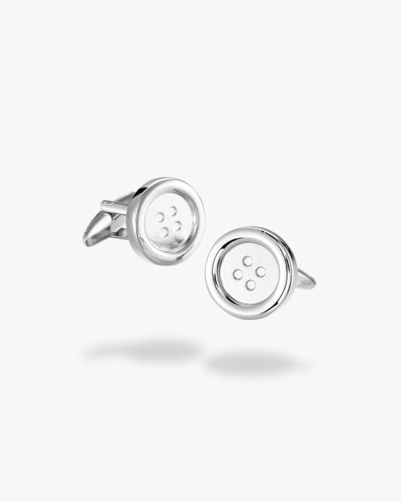 Bouton de manchette | Bouton Argent