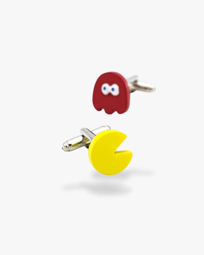 Bouton de manchette pacman