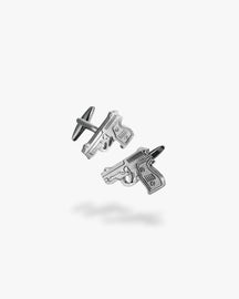 Bouton de manchette | Pistolet Argent