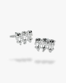 Bouton de manchette | Singe Argent