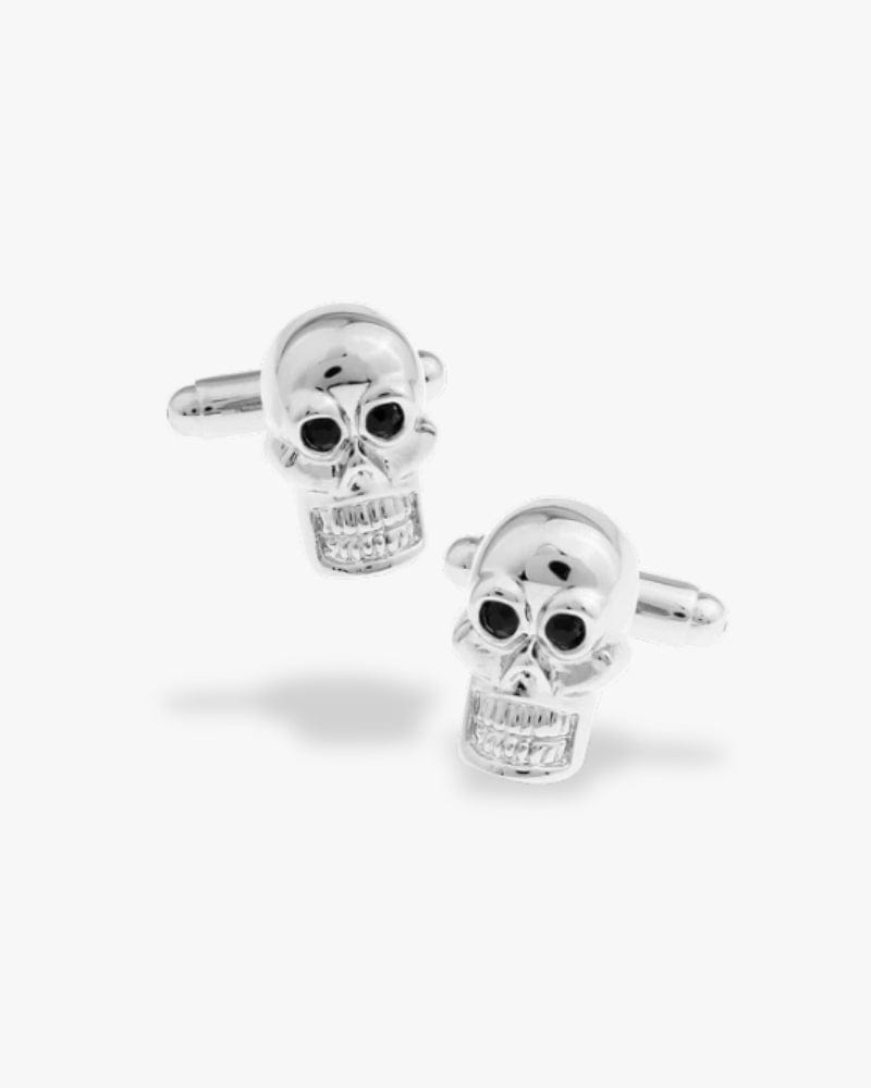 Bouton de manchette | Skull Argent