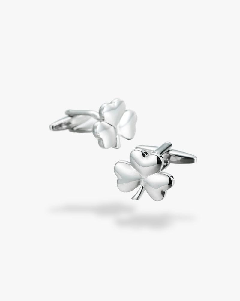 Bouton de manchette | Trèfle Argent