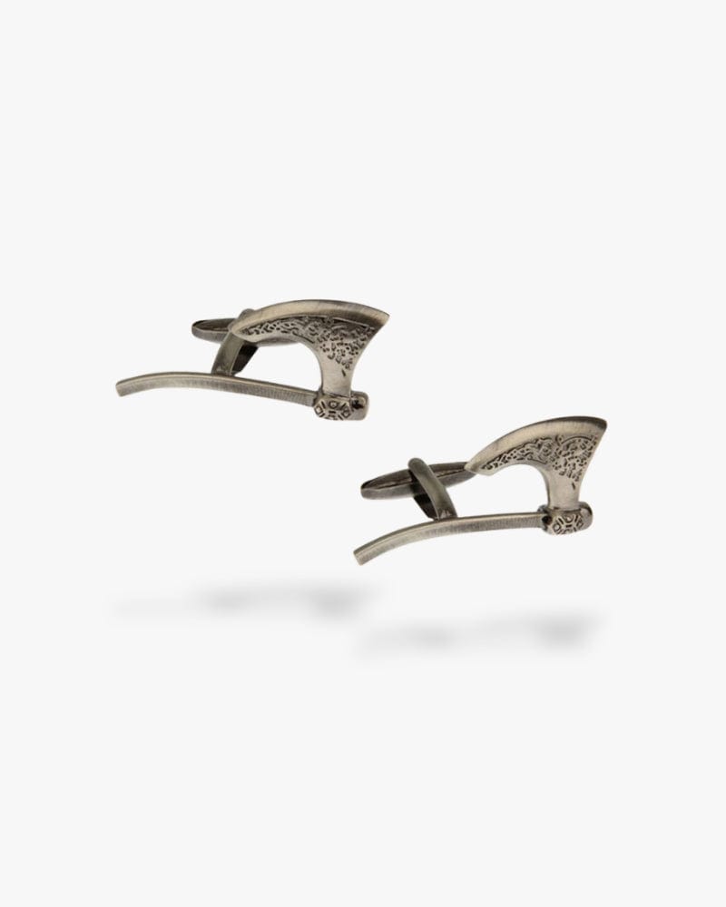 Bouton de manchette | Hache de viking Argent