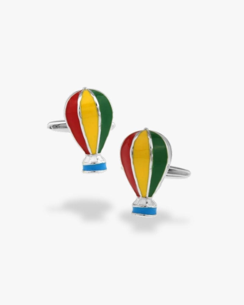 Bouton de manchette | Mongolfiere Argent