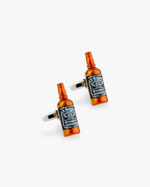 Bouton de manchette | Bouteille de whisky Argent