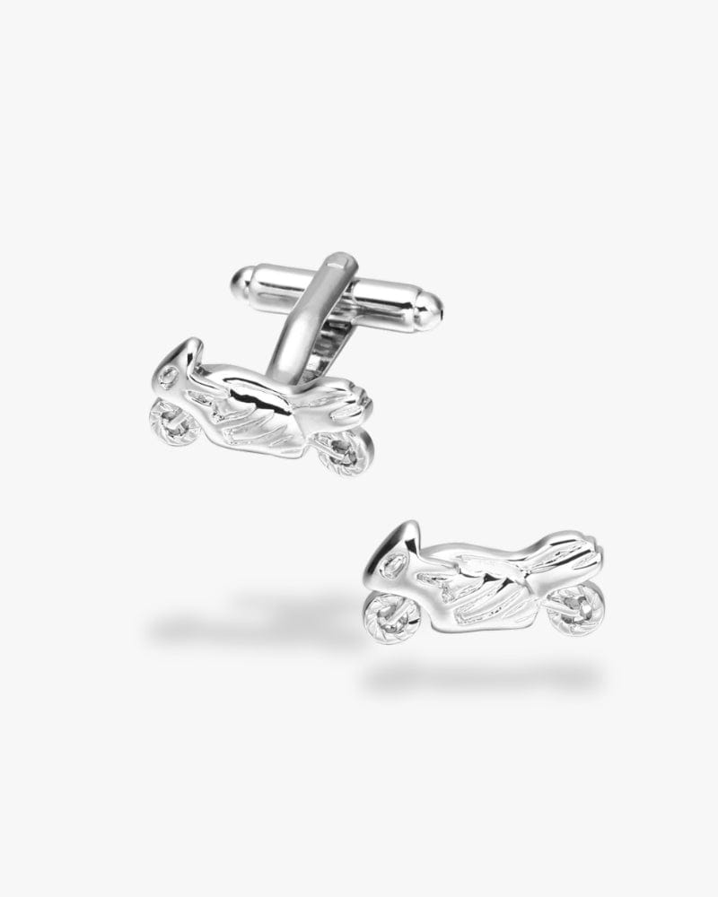 Bouton de manchette | Moto GP Argent
