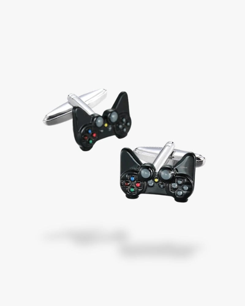 Bouton de manchette | Manette playstation Argent