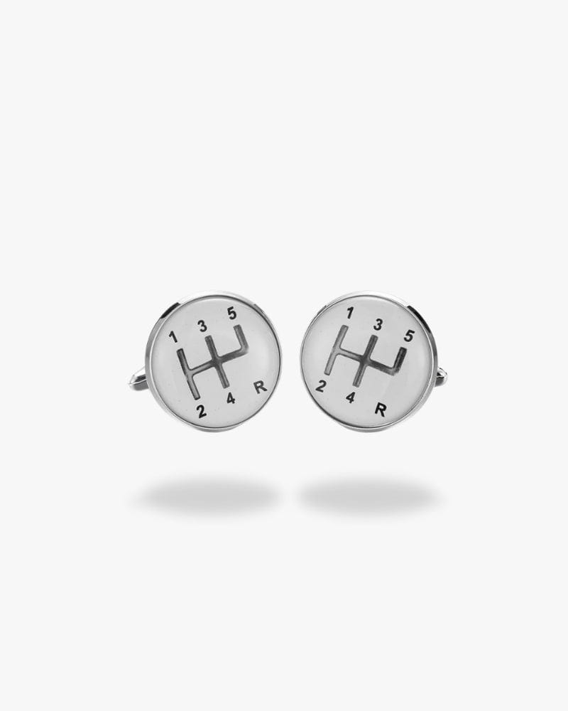 Bouton de manchette | Pommeau de vitesse Argent