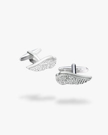 Bouton de manchette | Aile d'ange Argent