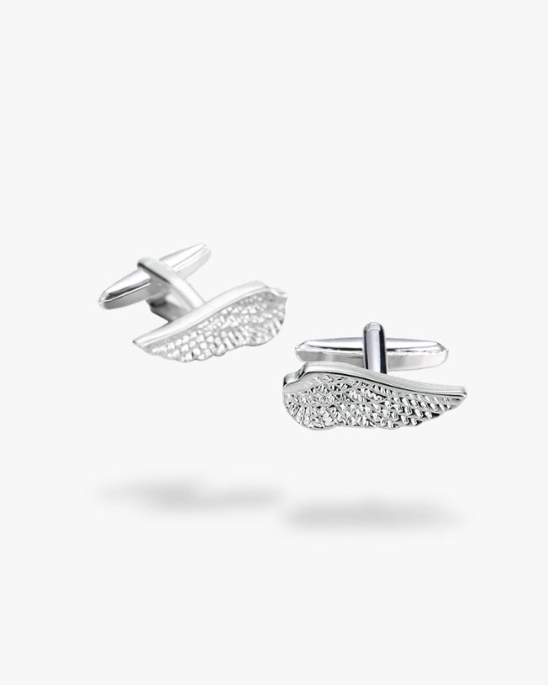 Bouton de manchette | Aile d'ange Argent
