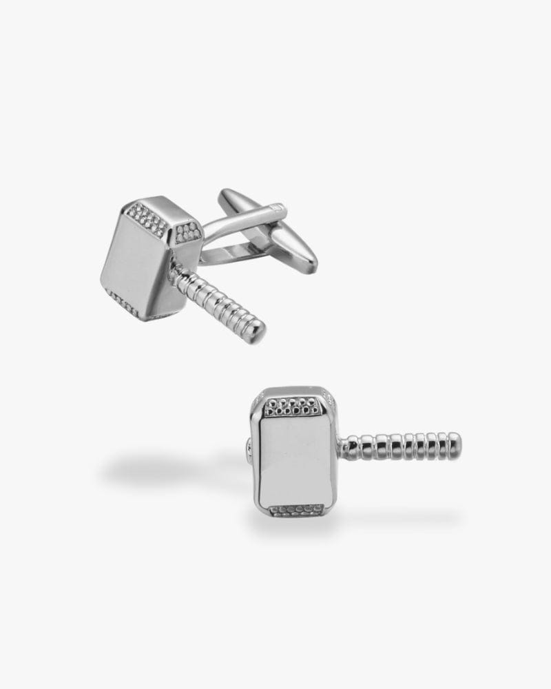 Bouton de manchette | Marteau de thor Argent
