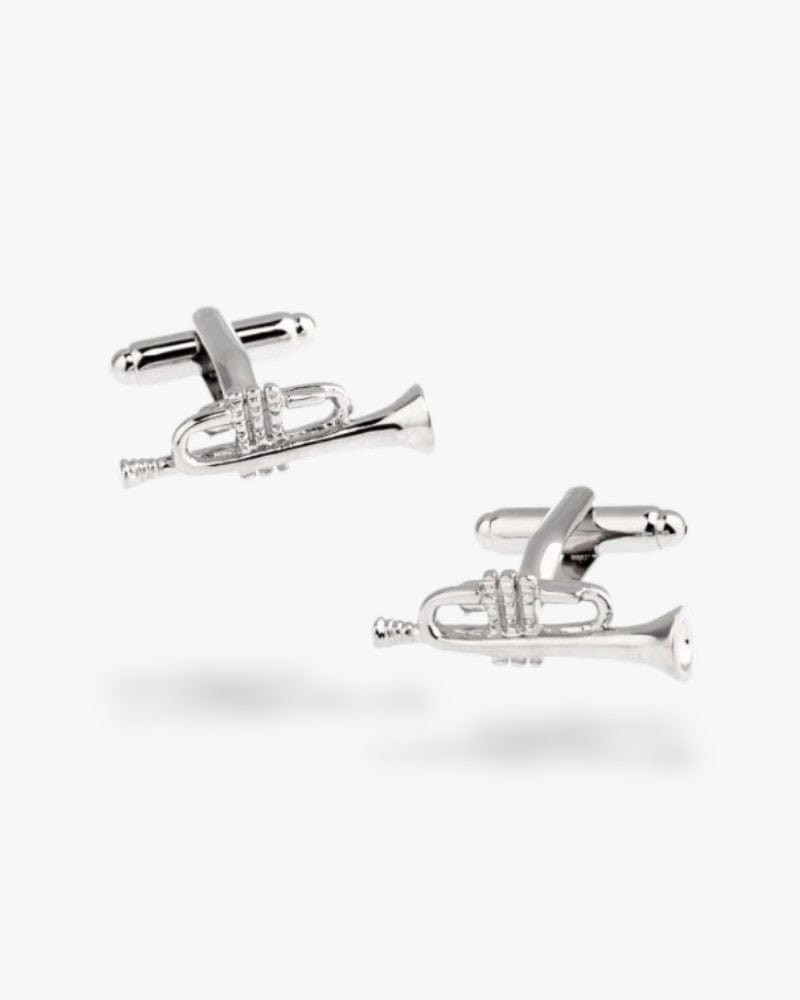 Bouton de manchette | Trompette Argent