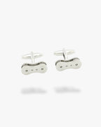 Bouton de manchettes chaîne de vélo