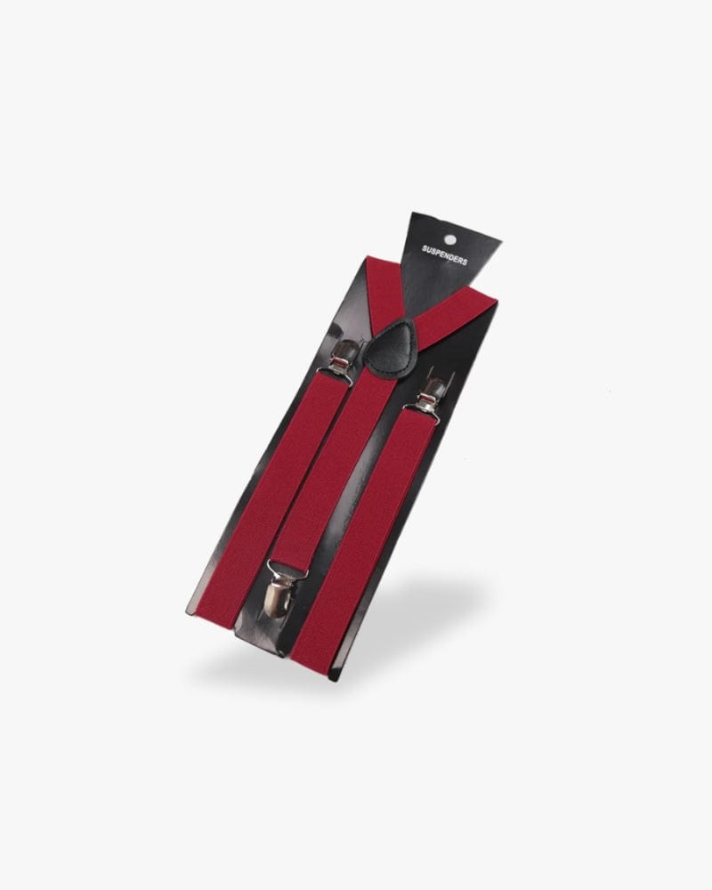 Bretelle | Rouge foncé Rouge foncée