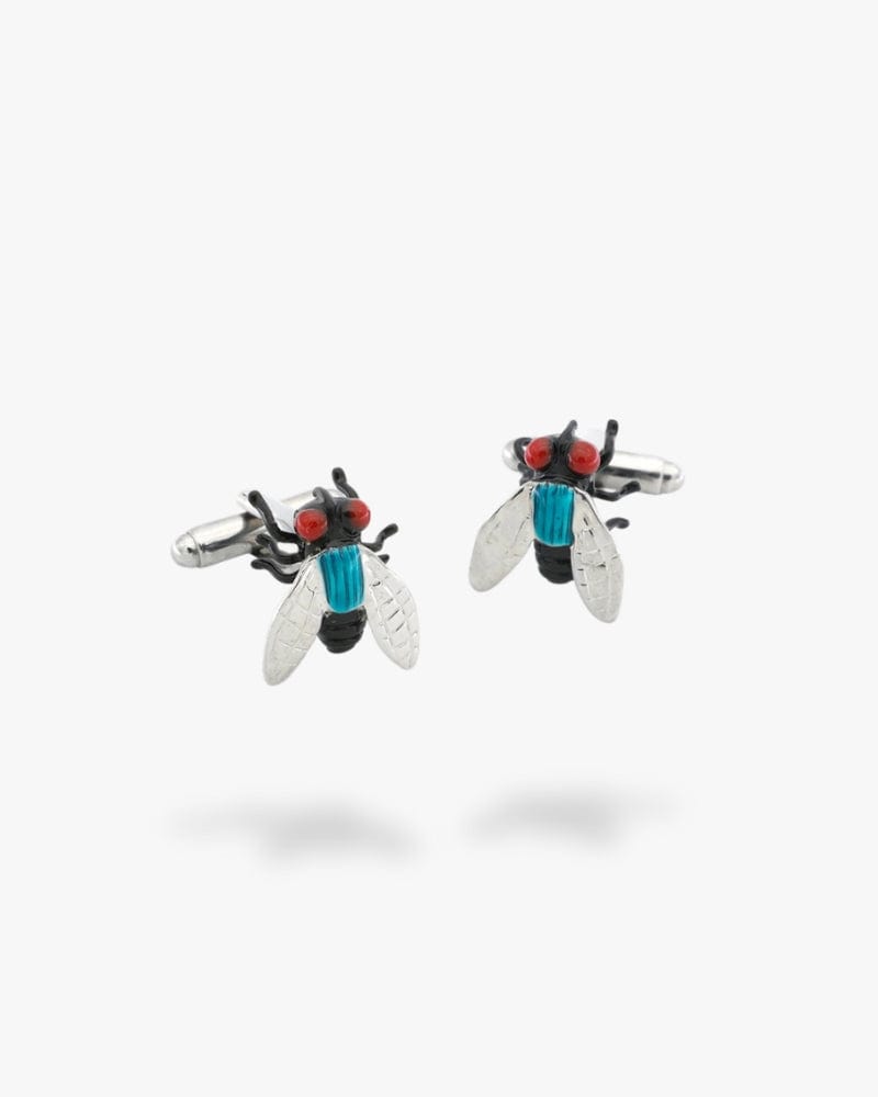 Bouton de manchette | Mouche Argent