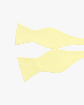 Noeud papillon à nouer | Pastel Jaune